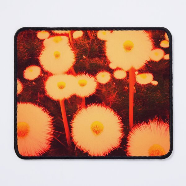 Item preview, White Dandelions Orange Tint designed and sold by asurtiumgreen.