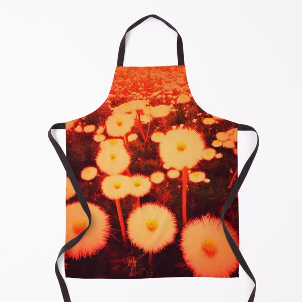 Item preview, White Dandelions Orange Tint designed and sold by asurtiumgreen.
