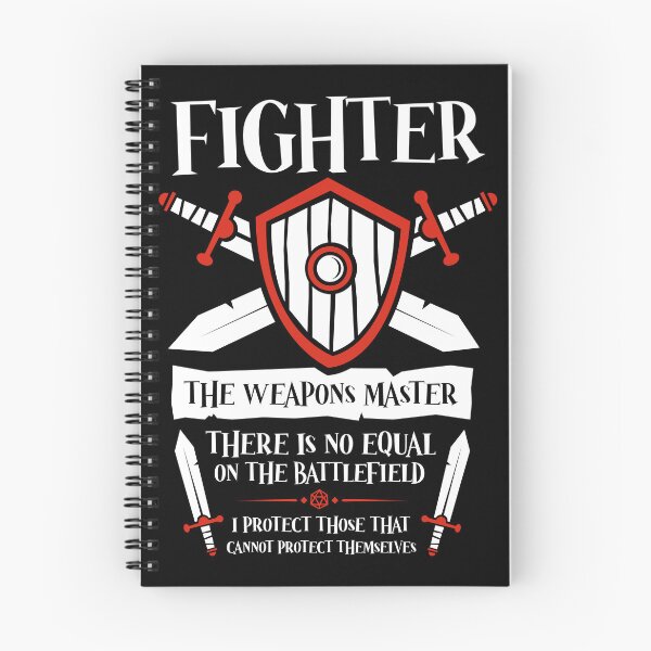 Item preview, D&D FIGHTER Class - Dungeons & Dragons designed and sold by TeeMonsters.
