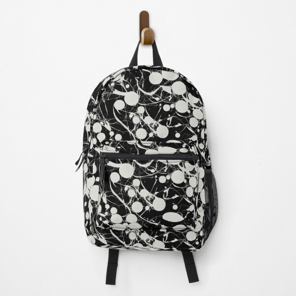 Item preview, Black and white paint splashes designed and sold by YeKnot.