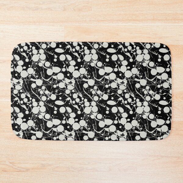 Item preview, Black and white paint splashes designed and sold by YeKnot.