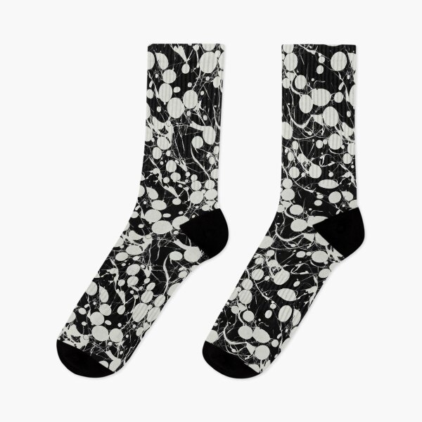 Item preview, Black and white paint splashes designed and sold by YeKnot.