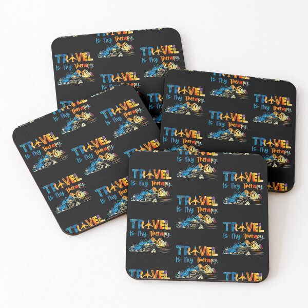 Item preview, Travel Is My Therapy designed and sold by WiseNomad.