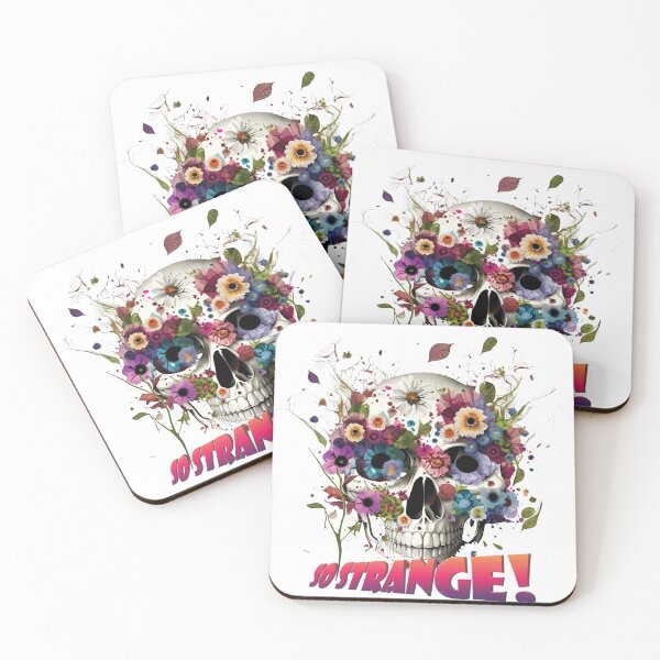 Item preview, So Strange! SkullFlowers 1 designed and sold by VectorVisions.