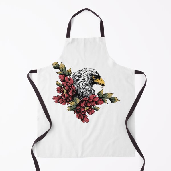 Item preview, Eagle with Flowers designed and sold by RedNeo.