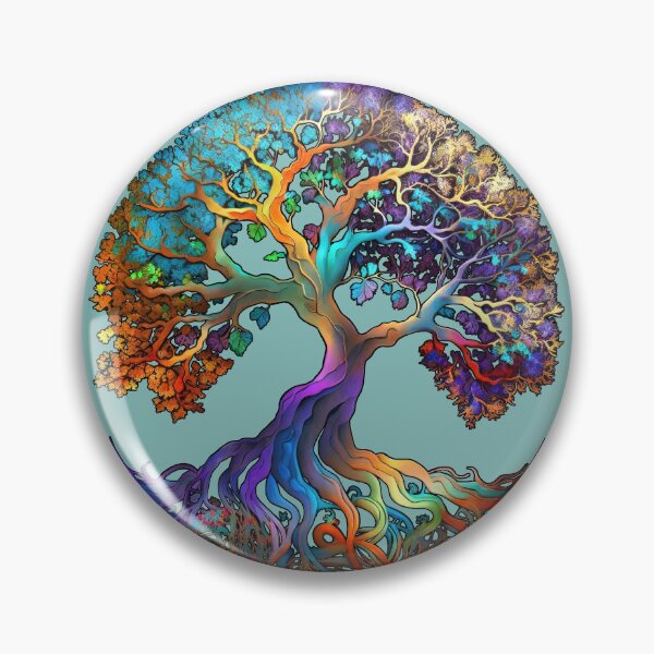 Item preview, Colorful Tree of Life Representing Interconnectedness, Textless Version designed and sold by Mythic-Dream.