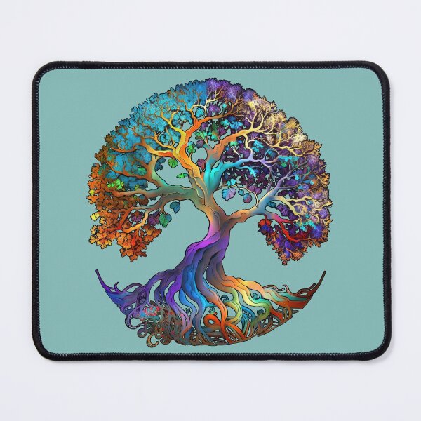 Item preview, Colorful Tree of Life Representing Interconnectedness, Textless Version designed and sold by Mythic-Dream.