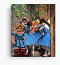 Guybrush dancer in blue Canvas Print