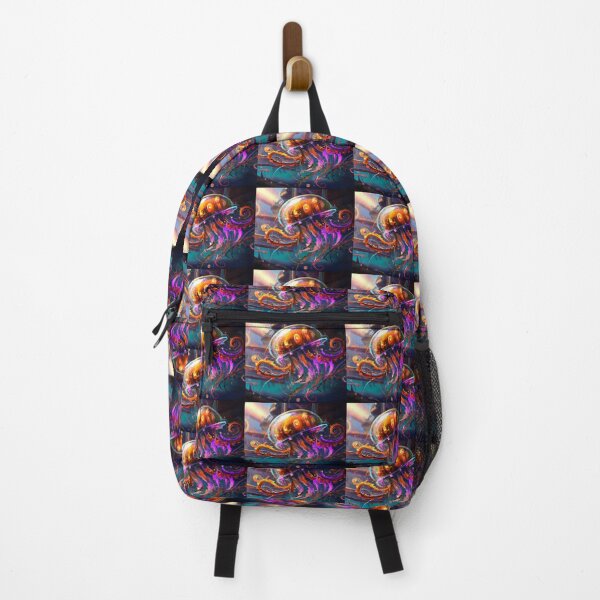 Item preview, Colorful jellyfish from the depths steampunk style designed and sold by DuniDesign.