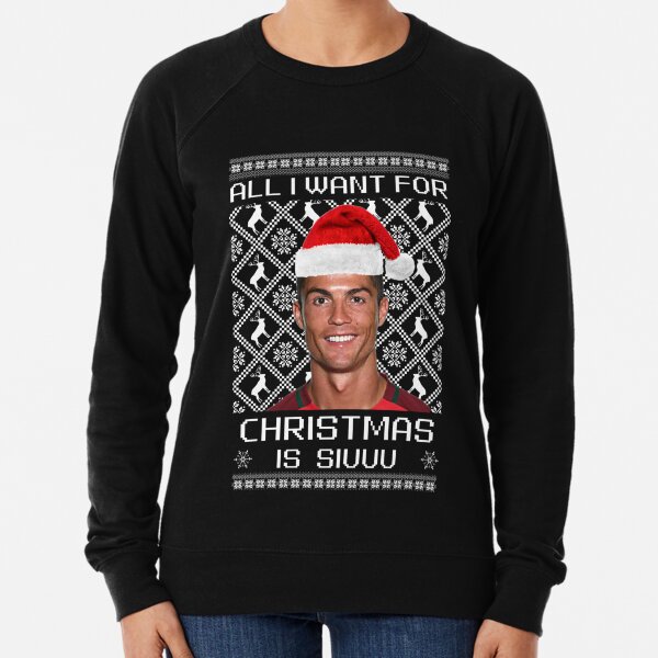 Vista previa del artículo con la obra «cristiano ronaldo siuuu suéter navideño», diseñado y vendido por Designerbkj ⭐️⭐️⭐️⭐️.