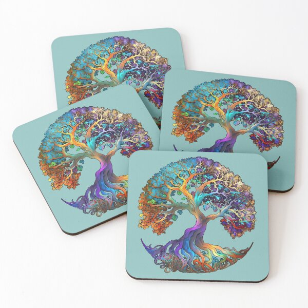 Item preview, Colorful Tree of Life Representing Interconnectedness, Textless Version designed and sold by Mythic-Dream.