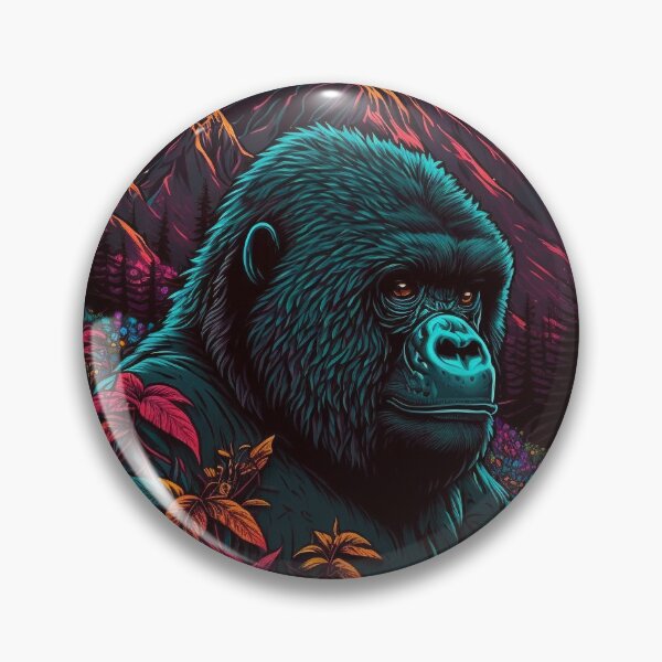 Item preview, Mountain Gorilla Creative Art Gorilla Head designed and sold by Brockinator.