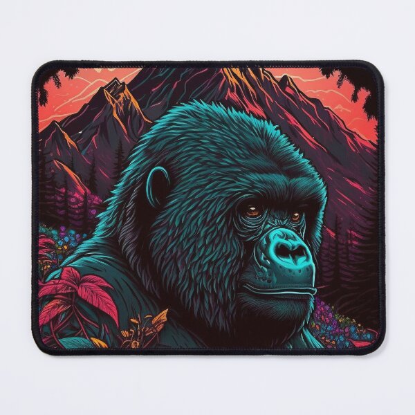 Item preview, Mountain Gorilla Creative Art Gorilla Head designed and sold by Brockinator.