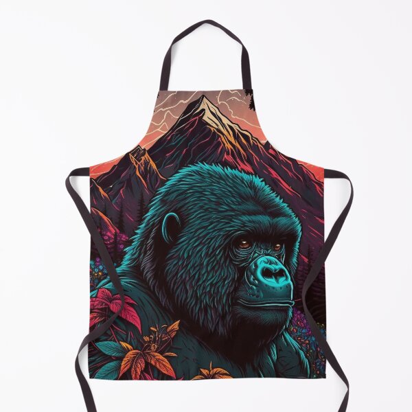 Item preview, Mountain Gorilla Creative Art Gorilla Head designed and sold by Brockinator.