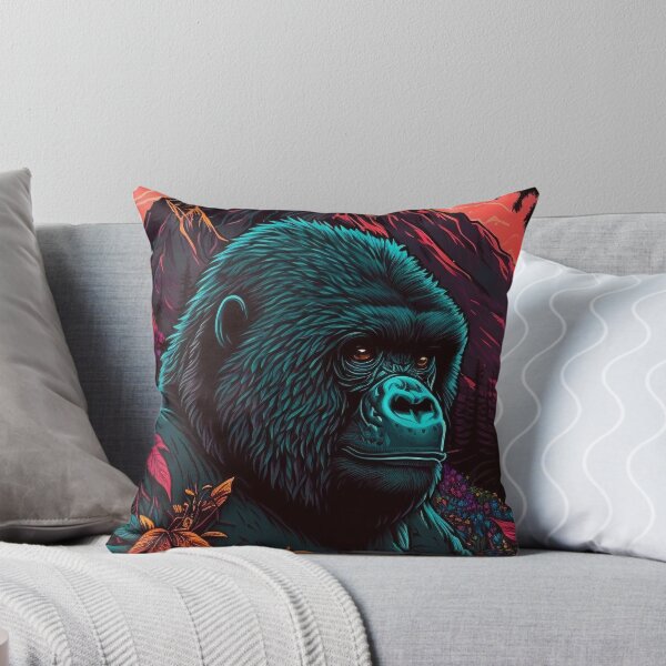 Item preview, Mountain Gorilla Creative Art Gorilla Head designed and sold by Brockinator.