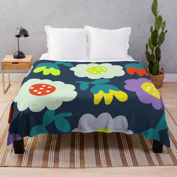 Item preview, Iconic Modern Scandinavian Flowers in Vivid Colors designed and sold by Deutschic.