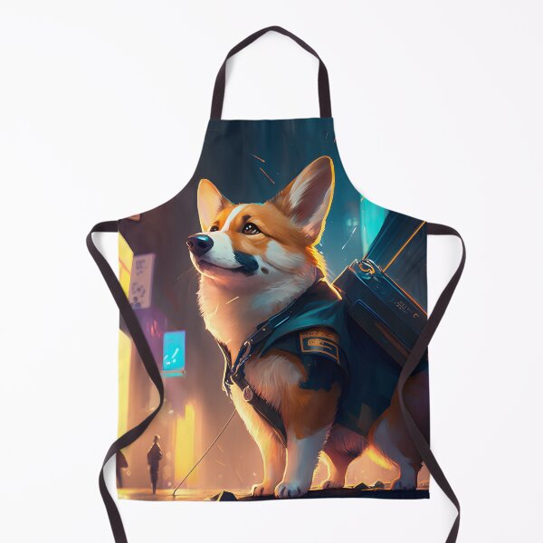 Item preview, Cute Corgi Detective Anime Cyberpunk designed and sold by AIWanderer.