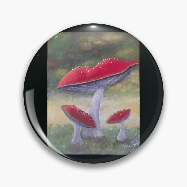 Item preview, Mushrooms painting, Herbalism, green, nature, flowers, herbs designed and sold by Whateverboss.