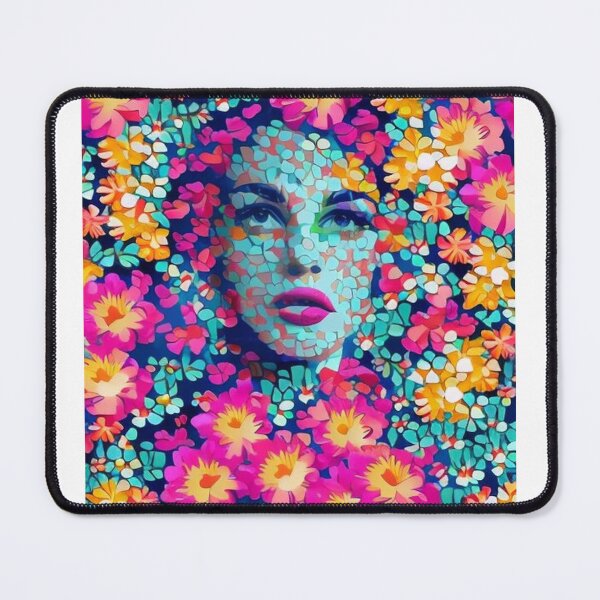 Item preview, Flowers in the Hair - A Young Woman in a Floral Dress designed and sold by Velustro Shop.