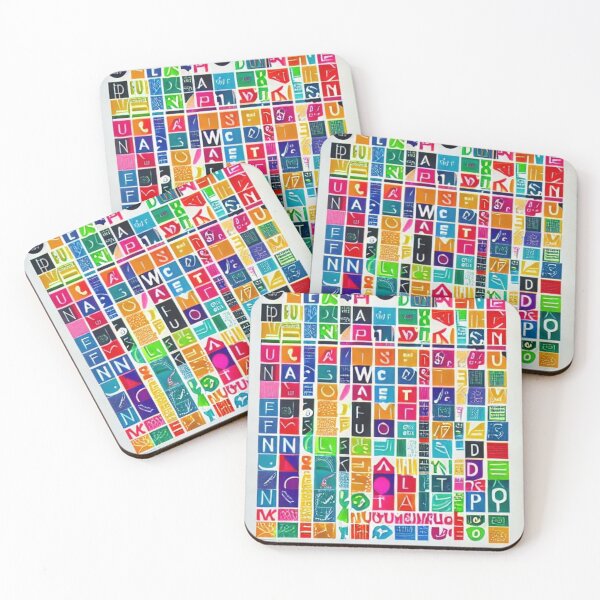 Item preview, Linguistic Kaleidoscope: A Symphony of Abstract Letters designed and sold by Beto Santos.