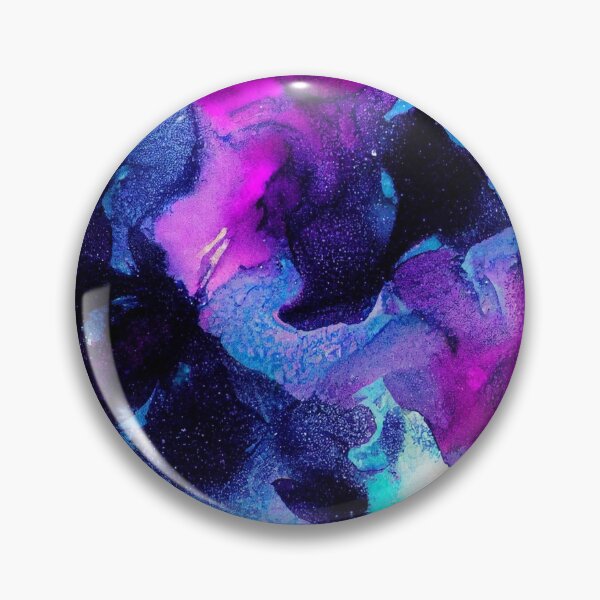 Item preview, Purple and blue space pattern with small stars designed and sold by YeKnot.