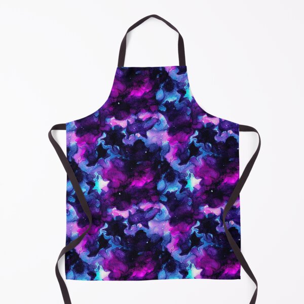 Item preview, Purple and blue space pattern with small stars designed and sold by YeKnot.