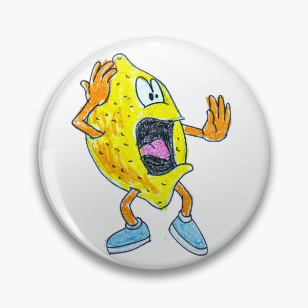 Item preview, Terrified lemon designed and sold by MadeBySicilian.