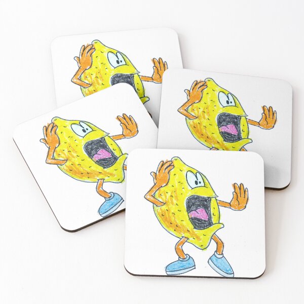 Item preview, Terrified lemon designed and sold by MadeBySicilian.