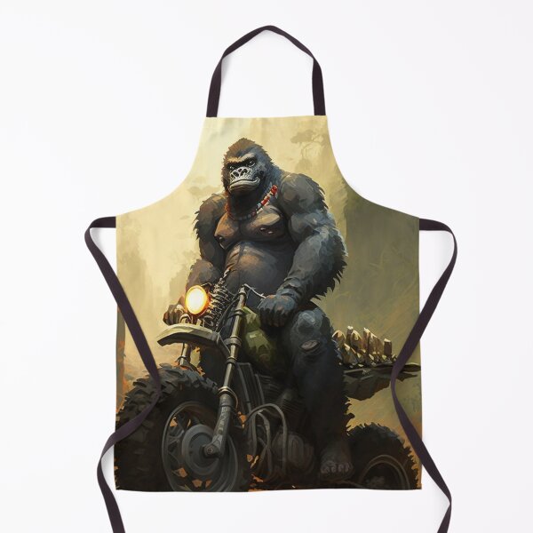 Item preview, Mountain Gorilla Dirt Biking Gorilla Cool Ape designed and sold by Brockinator.
