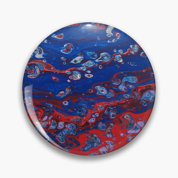 Item preview, Red Tide - Fluid acrilic painting designed and sold by YikosCastle.