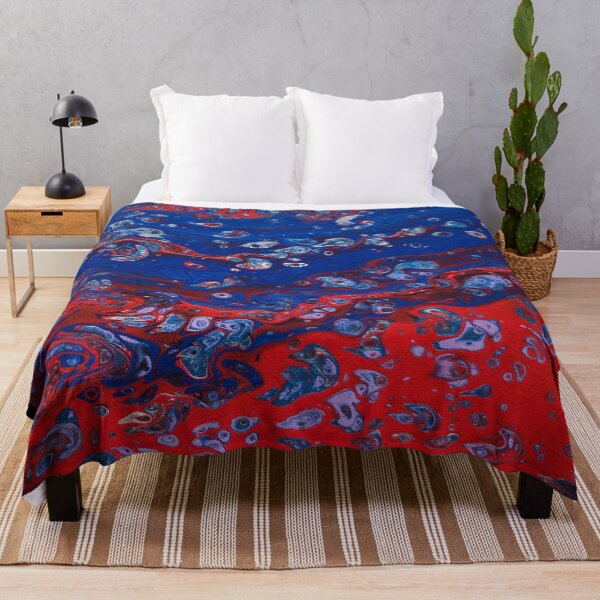 Item preview, Red Tide - Fluid acrilic painting designed and sold by YikosCastle.