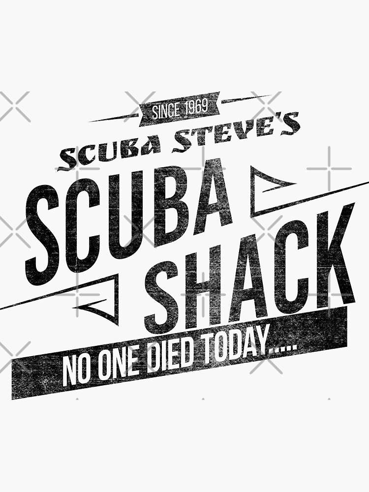 "Scuba steve's scuba shack" Sticker for Sale by Fathom204 Redbubble