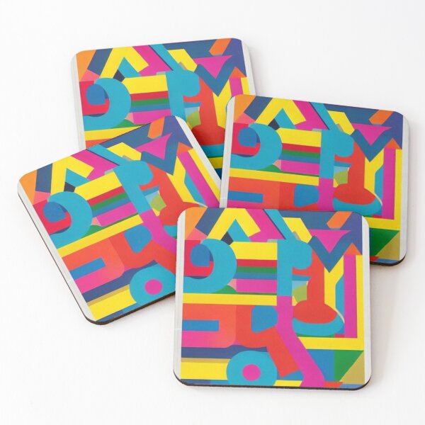 Item preview, Abstract Letter Symphony: A Harmonious Composition of Typography designed and sold by Beto Santos.