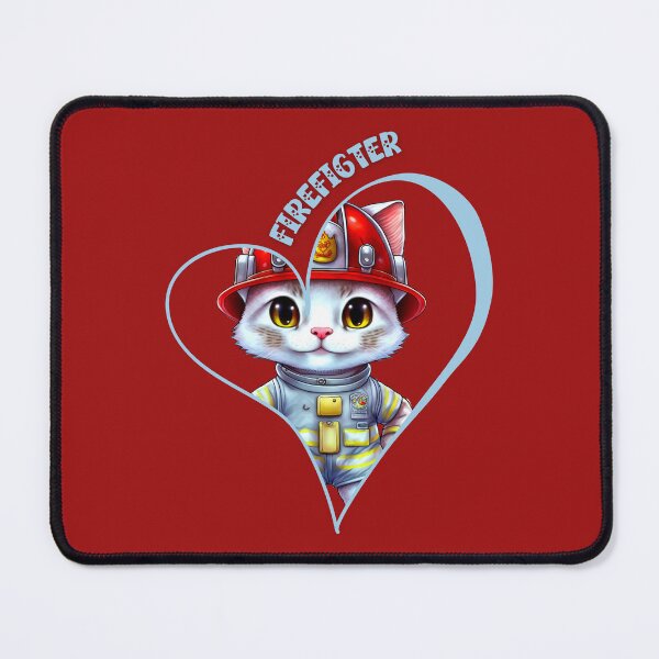Item preview, Firefighter, sweet cat designed and sold by HarriPaloma.