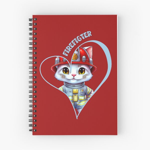 Item preview, Firefighter, sweet cat designed and sold by HarriPaloma.