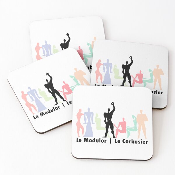 Item preview, Le Corbusier Pastel gathering with text - Architecture designed and sold by SLGA-Designs.