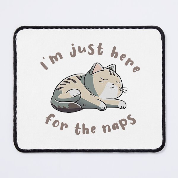 Item preview, Sleeping Cat Here For Naps Cute Kitty Lazy Tired designed and sold by Sellery-GbR.