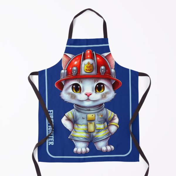 Item preview, Firefighter, cat lover designed and sold by HarriPaloma.