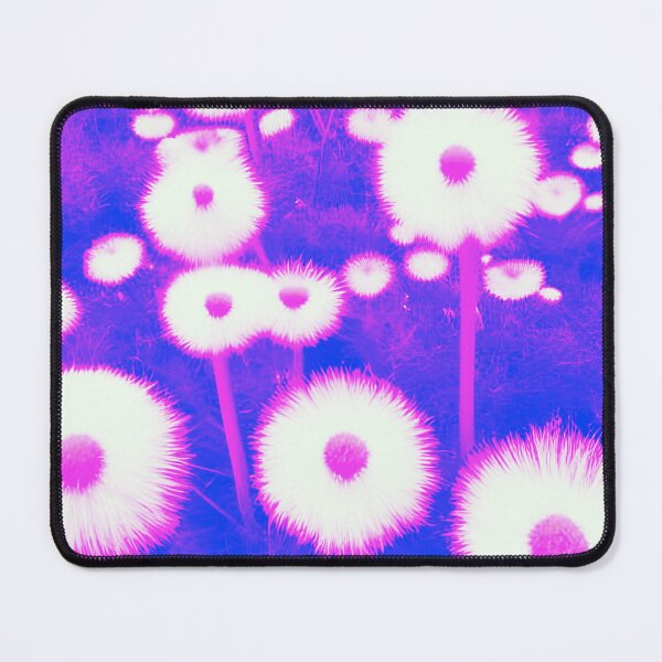Item preview, White and Pink Abstract Dandelions designed and sold by asurtiumgreen.
