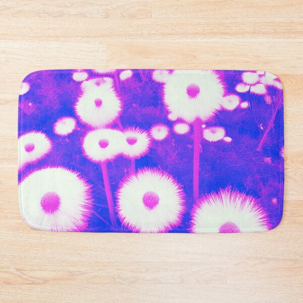 Item preview, White and Pink Abstract Dandelions designed and sold by asurtiumgreen.