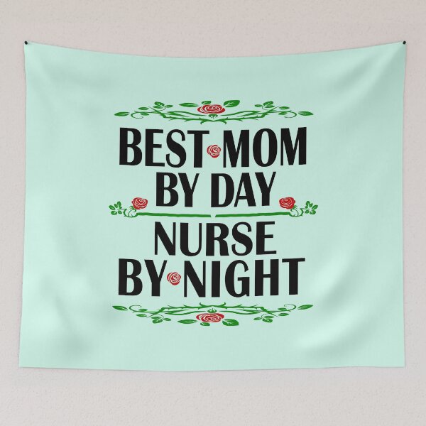 Item preview, Nurse Mother Birthday Best Mom, Night Shift designed and sold by smily-tees.
