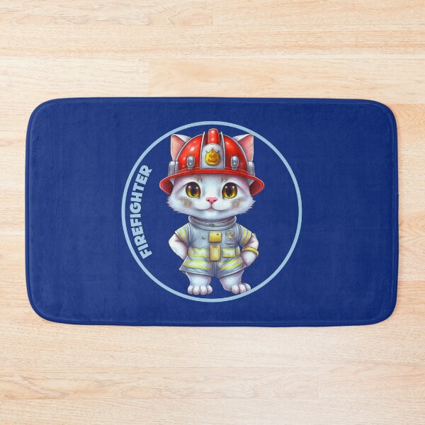 Item preview, Firefighter, sweet cat designed and sold by HarriPaloma.