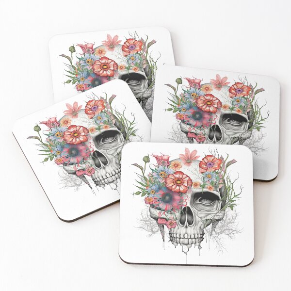 Item preview, Skull Flower 6 designed and sold by VectorVisions.