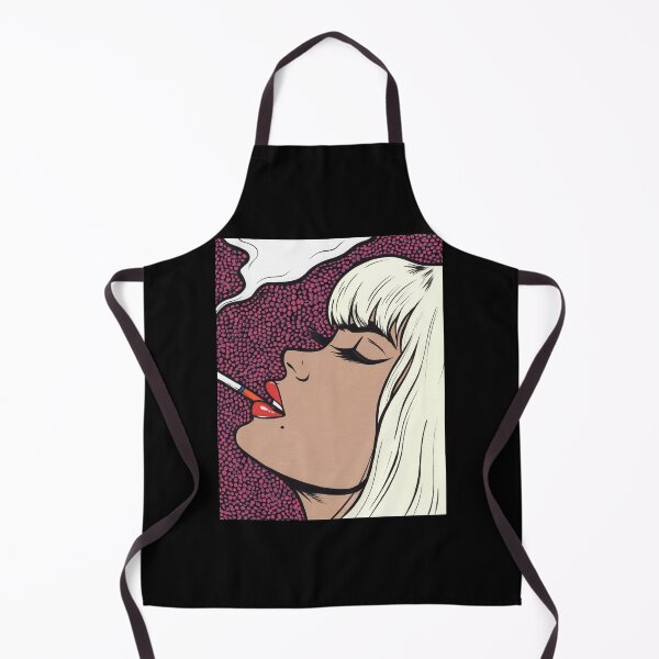Item preview, Platinum Blonde Smoking Comic Girl designed and sold by turddemon.