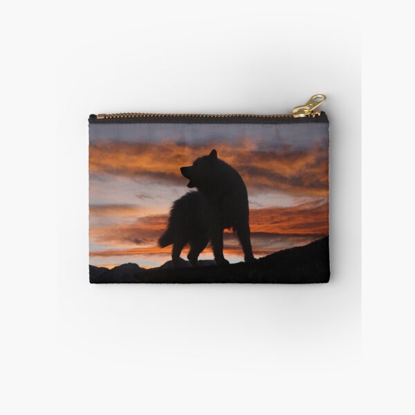 Item preview, Samoyed Howling at Sunset, Silhouetted. Colorado designed and sold by ScienceSource.