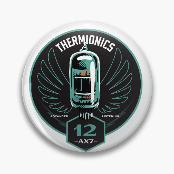 Item preview, Winged 12AX7 vacuum tube for audio lovers designed and sold by SerifsWhiskey.