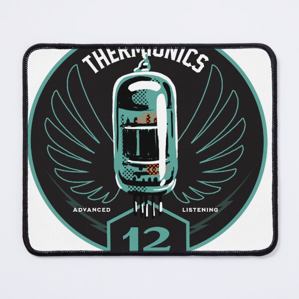 Item preview, Winged 12AX7 vacuum tube for audio lovers designed and sold by SerifsWhiskey.