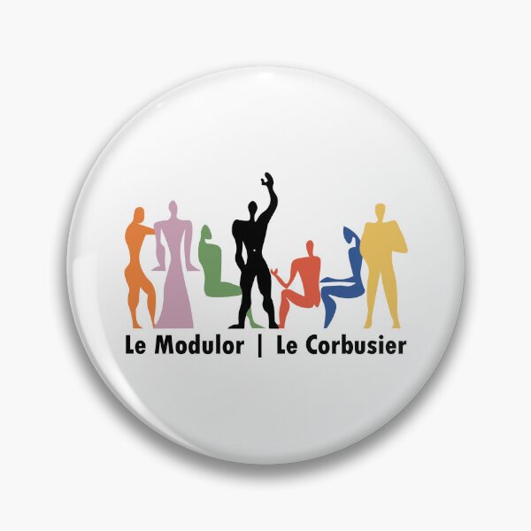 Item preview, Le Corbusier colourful gathering with text - Architecture designed and sold by SLGA-Designs.