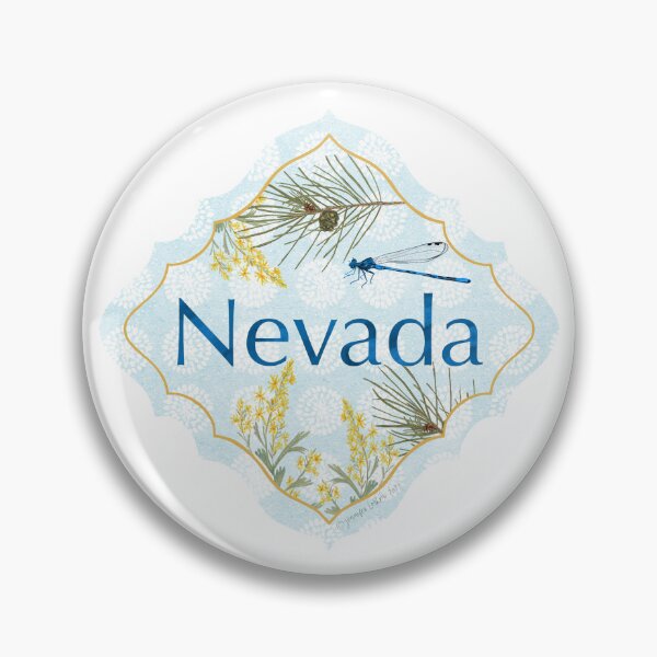 Item preview, Nevada Motif for Travelers US State Collection NV Sagebrush Pinon Pine designed and sold by JourneyHomeMade.