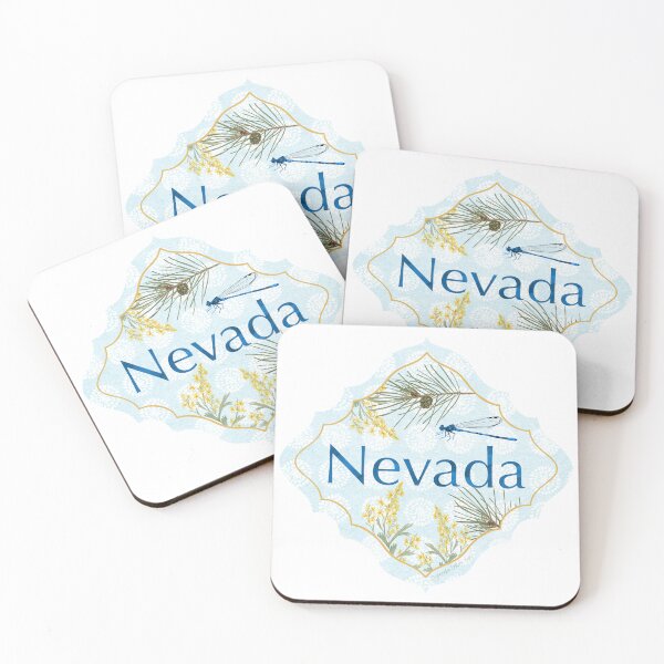 Item preview, Nevada Motif for Travelers US State Collection NV Sagebrush Pinon Pine designed and sold by JourneyHomeMade.